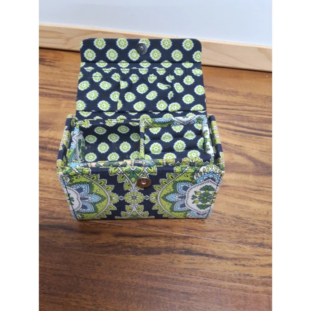 Vera Bradley Small Storage Jewelry Hard Sided Case Travel